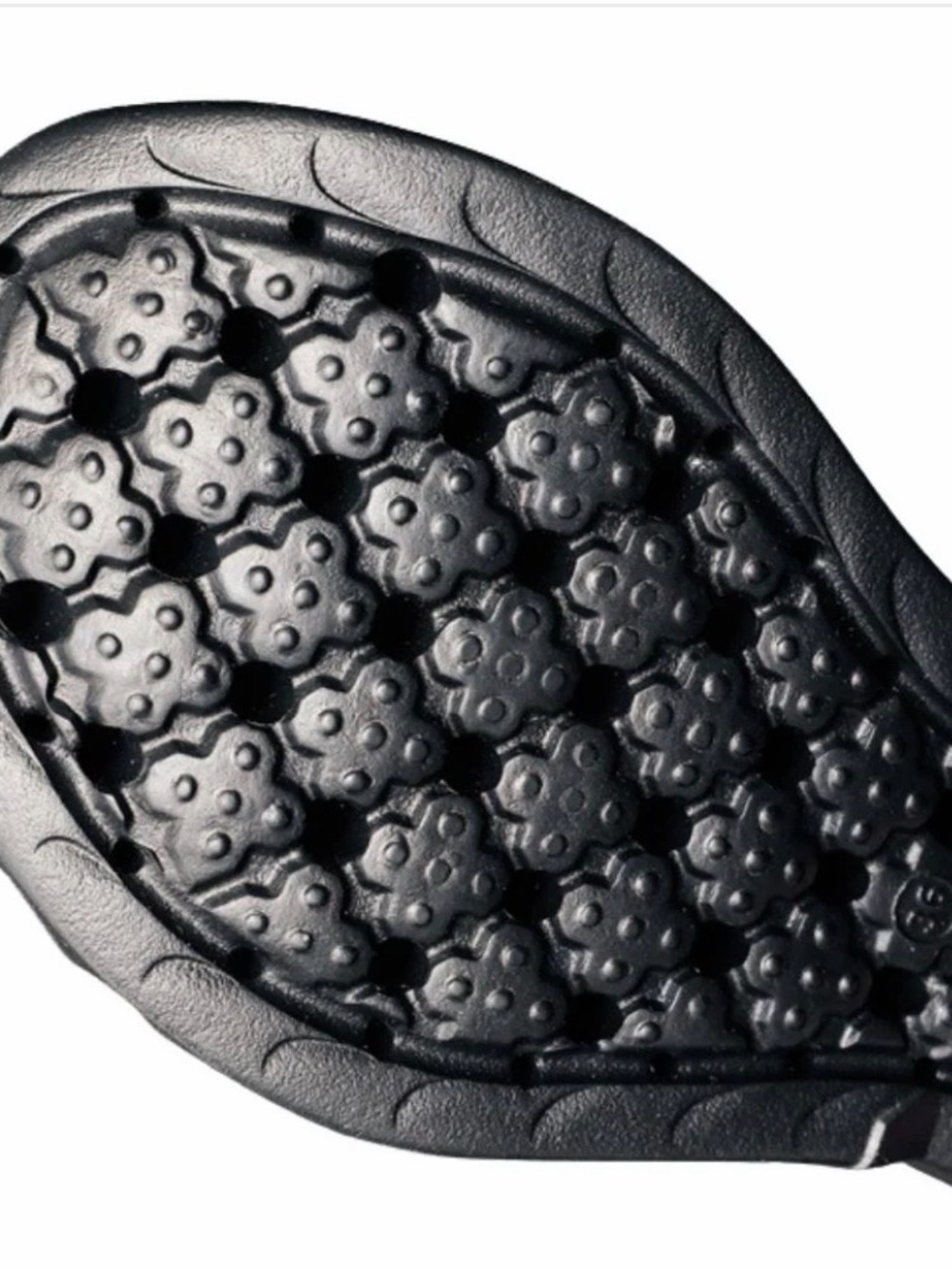 Tallure Bloomie Women's Black Wedge Slide Sandals.Easy Slip-On Comfort - Size 7 - Picture 5 of 10